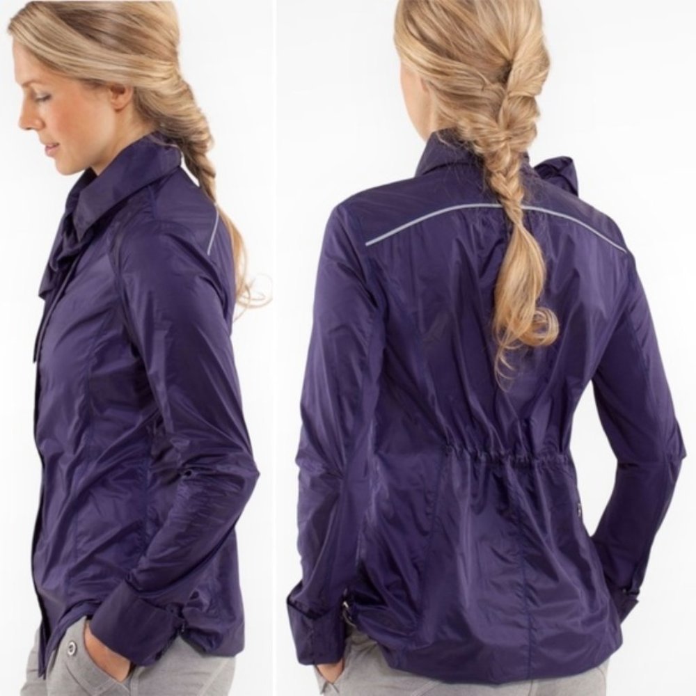 RARE Lululemon Pedal Power Wind Shirt | Dense Purple | In EUC